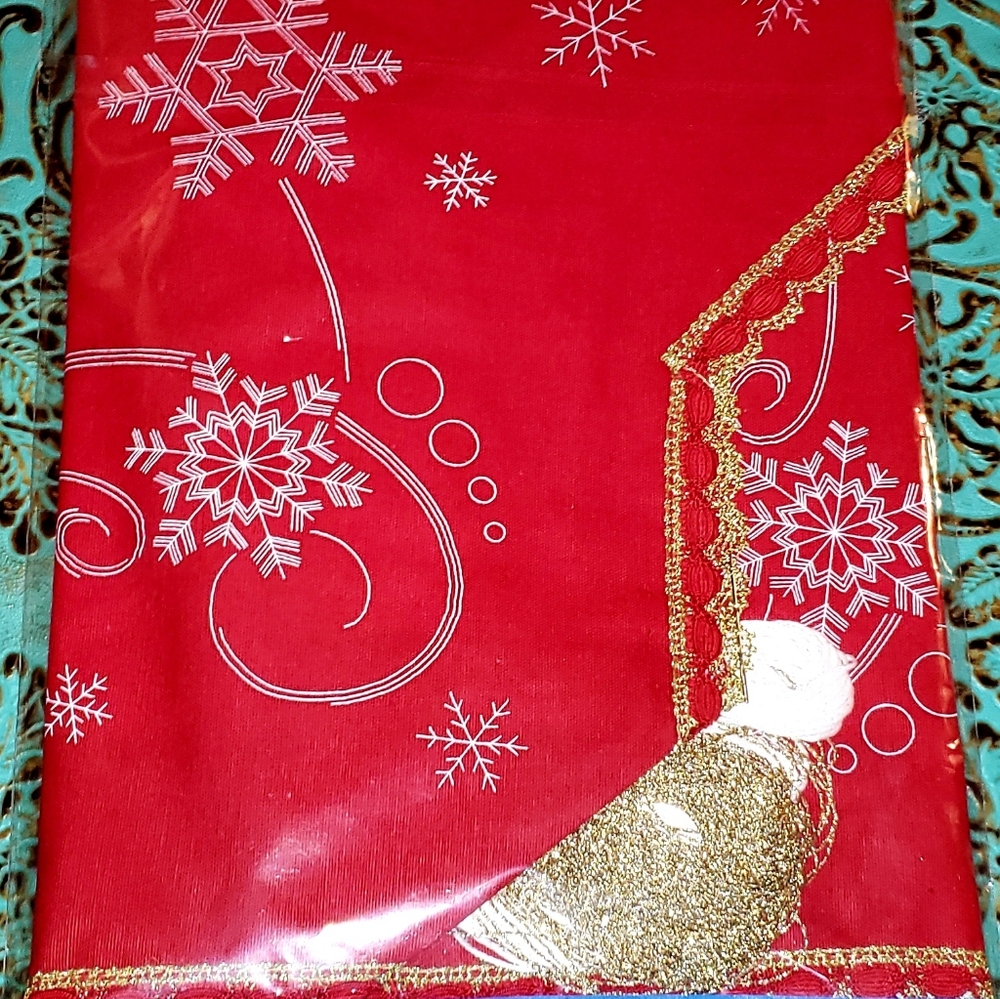 Duftin Snowflakes Star Table Topper Cross-Stitch KitDesign 21-412